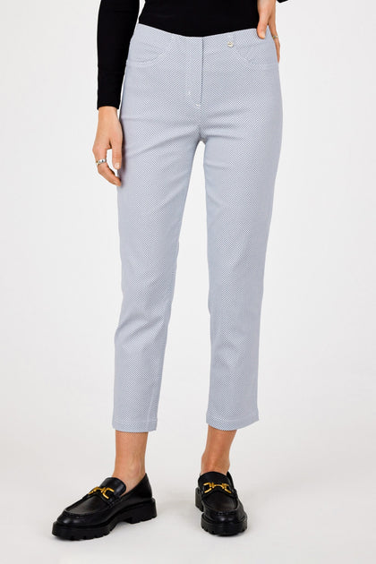 Robell Bella 09 7/8 Slim Fit Bengalin Hose Winterqualität - Siemers